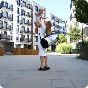 Materac turystyczny travel 3D - Materac dla dziecka i niemowlaka 4zaokraglony - Materac dla dziecka i niemowlaka