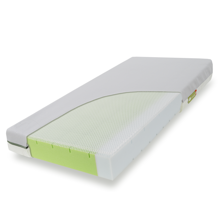 Materac piankowy Fikuśny Sen 3D - Materac dla dziecka i niemowlaka Materac piankowy Fikusny Sen Air4sleep Nr kat. MDM.2302 przekroj 3D - Materac dla dziecka i niemowlaka