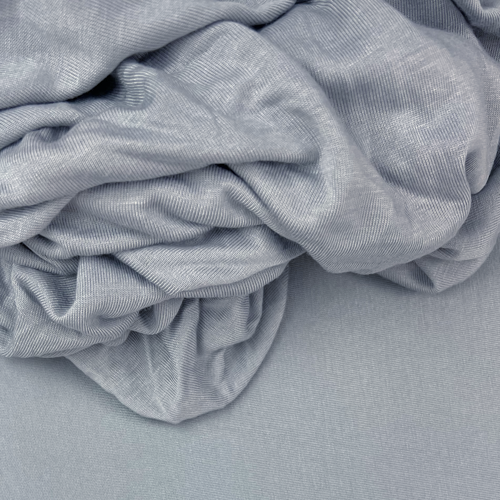 Prześcieradło-bambusowe-szare-szarfa Przescieradlo bambusowe szare szarfa - Materac dla dziecka i niemowlaka