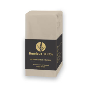 Prześcieradło Bambusowe Beżowe