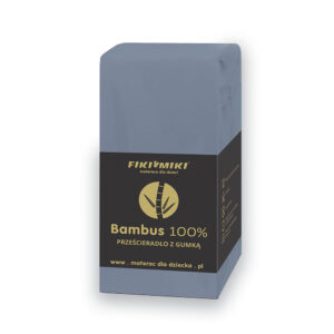 Prześcieradło Bambusowe Niebieskie