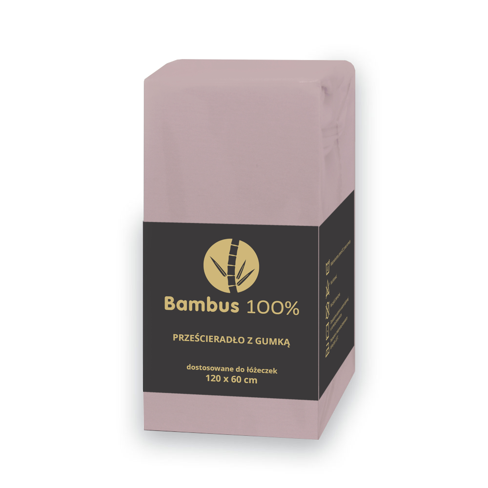 Prześcieradło Bambusowe Różowe