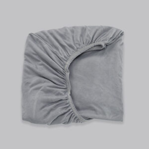 Prześcieradło Bambusowe Szare - Materac dla dziecka i niemowlaka bambus szary kwadrat - Materac dla dziecka i niemowlaka