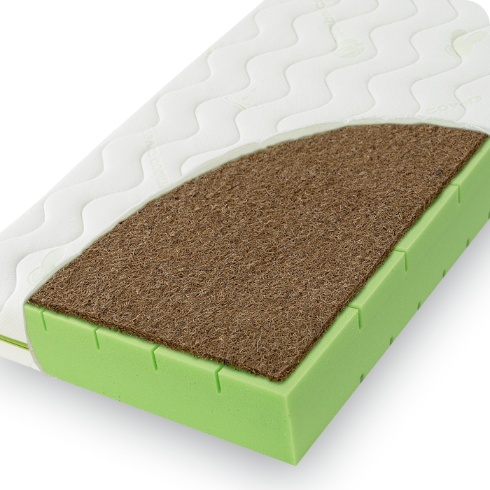 Materac KOKO NATURA baby - Materac dla dziecka i niemowlaka kokos-wyciety