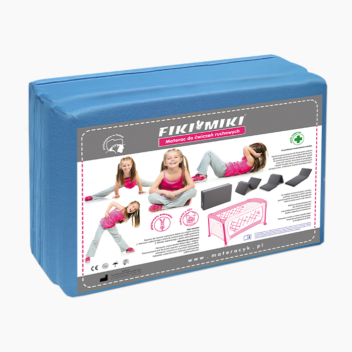 Materac do ćwiczeń ruchowych (Model: MRR1) niebieski