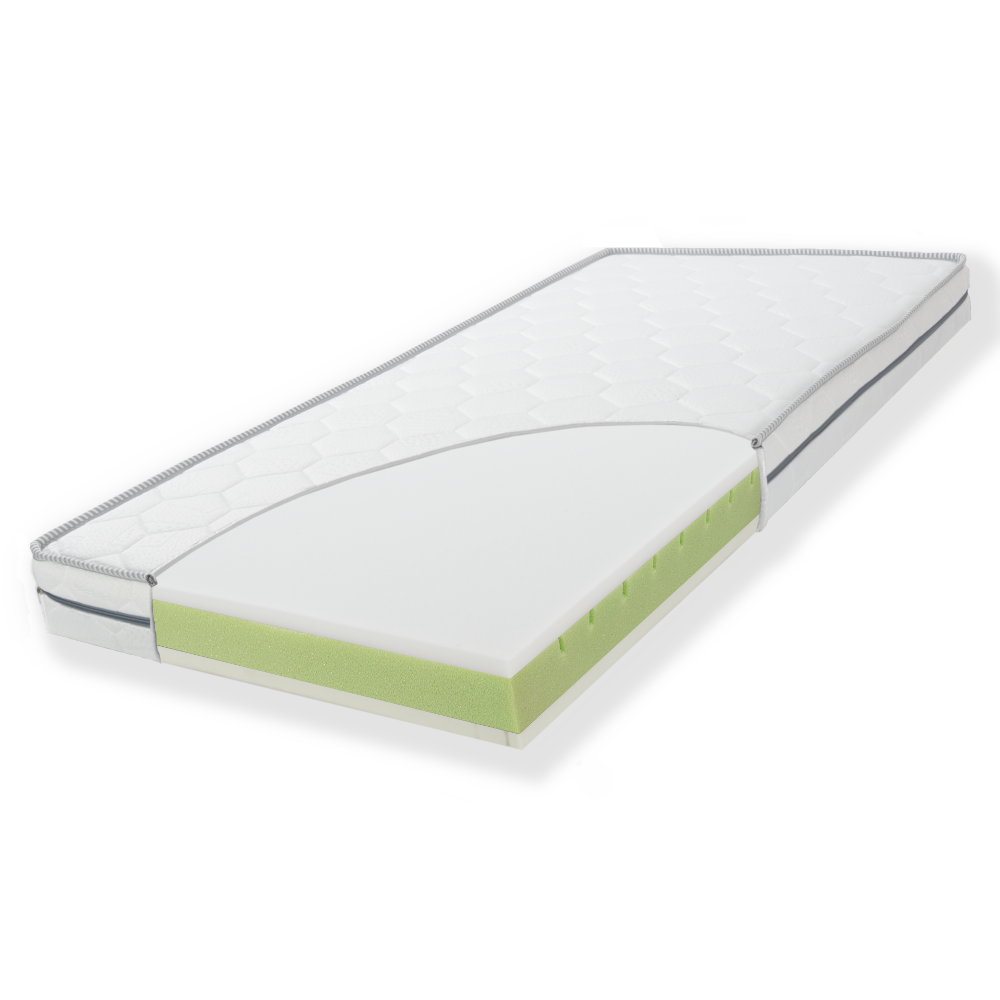 Materac lateksowo piankowy HR „ODEO”+ - Materac dla dziecka i niemowlaka odeo do gory HR pokrowiec wyciety 1000x1000 1 - Materac dla dziecka i niemowlaka