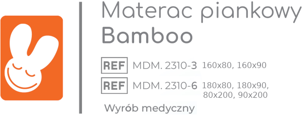 Materac piankowy Bamboo 3+ - Materac dla dziecka i niemowlaka piankowybamboonazwa 3 6 - Materac dla dziecka i niemowlaka