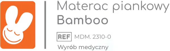 materac 120x60 piankowy bamboo
