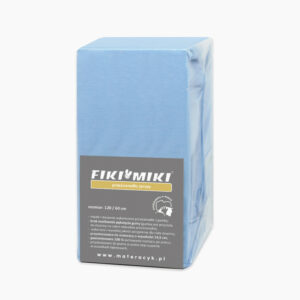 Prześcieradło Jersey Błękitne