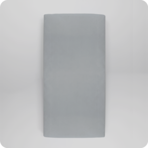 Prześcieradło Bambusowe Szare - Materac dla dziecka i niemowlaka szare strona A - Materac dla dziecka i niemowlaka