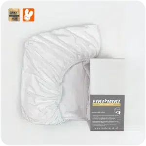 Prześcieradło Jersey Białe