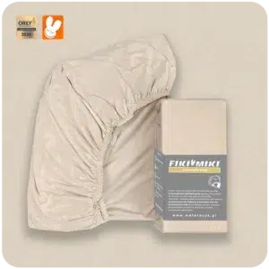 Prześcieradło Jersey Krem