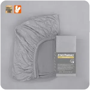 Prześcieradło Jersey Szare