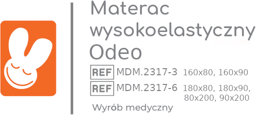Materac wysokoelastyczny ODEO 3+ - Materac dla dziecka i niemowlaka nazwaa - Materac dla dziecka i niemowlaka