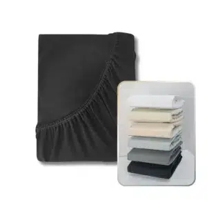 przescieradlo jersey czarne - Materac dla dziecka i niemowlaka