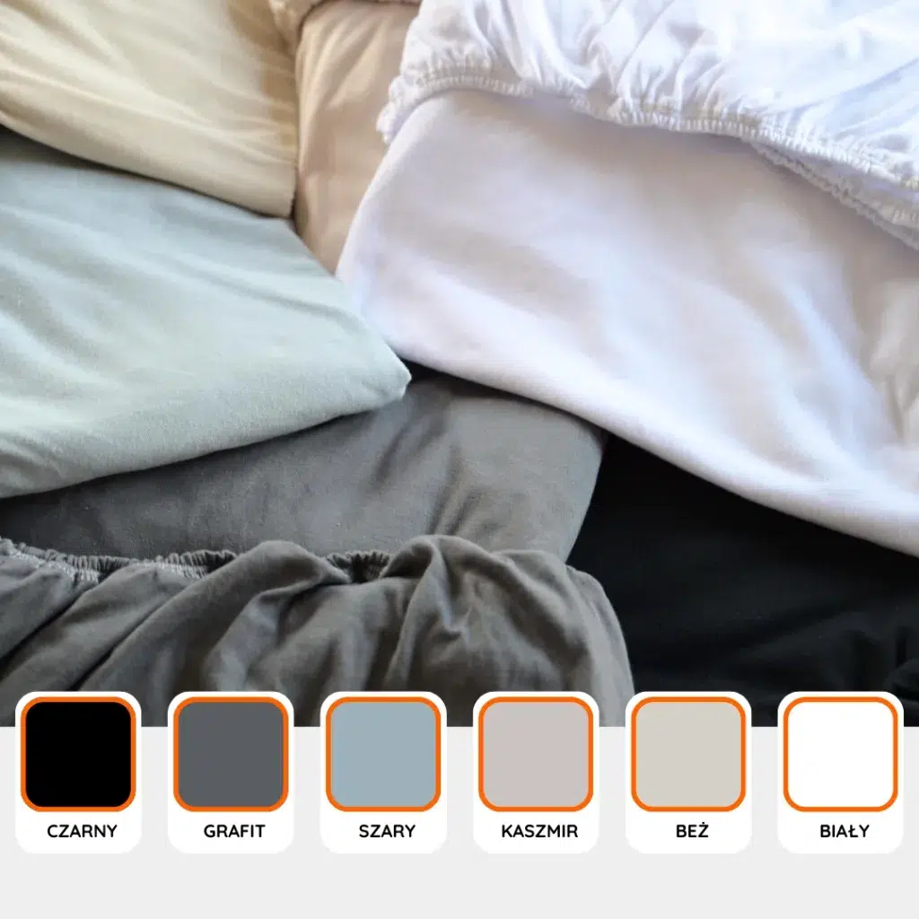 przescieradlo jersey kolory mix - Materac dla dziecka i niemowlaka