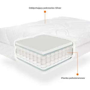 sprezynowy silver strzalki - Materac dla dziecka i niemowlaka