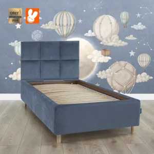 Lozko z CLASSIC BLUE MN13 balony - Materac dla dziecka i niemowlaka