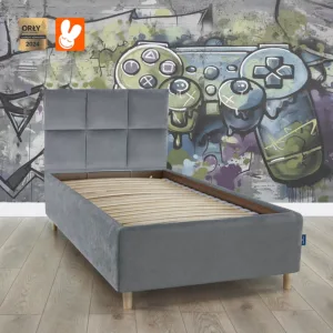 Lozko z CLASSIC GREY MN15 gamer - Materac dla dziecka i niemowlaka