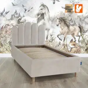 Lozko z COOCKIE CAPPUCINO MN03 KONIE - Materac dla dziecka i niemowlaka