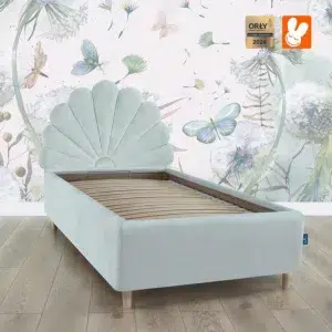 Lozko z FLOWER MINT MN21 laka - Materac dla dziecka i niemowlaka