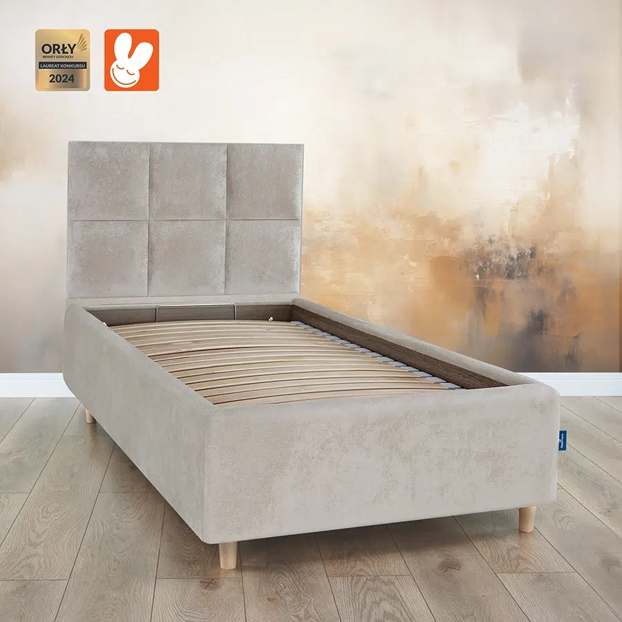 RoyalDreams Lozko CLASSIC cappucino MN03 studio - Materac dla dziecka i niemowlaka