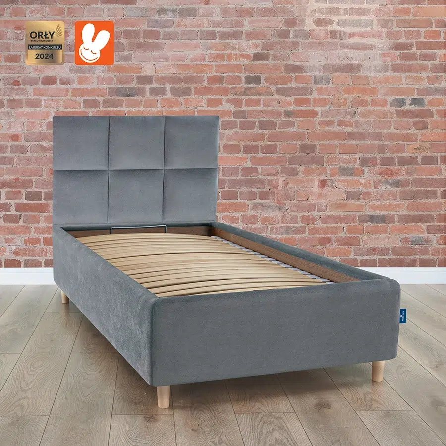 RoyalDreams Lozko classic GREY MN17 cegla - Materac dla dziecka i niemowlaka