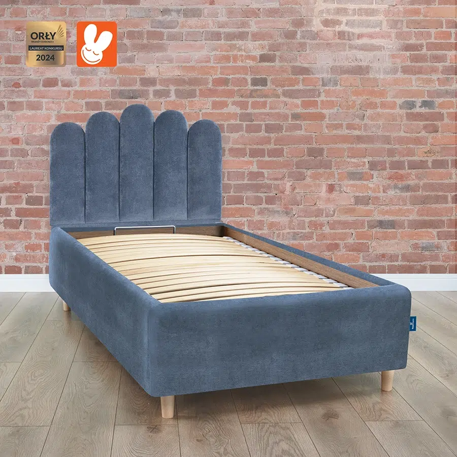 RoyalDreams Łóżko coockie BLUE MN13 + cegła RoyalDreams Lozko coockie BLUE MN13 cegla - Materac dla dziecka i niemowlaka