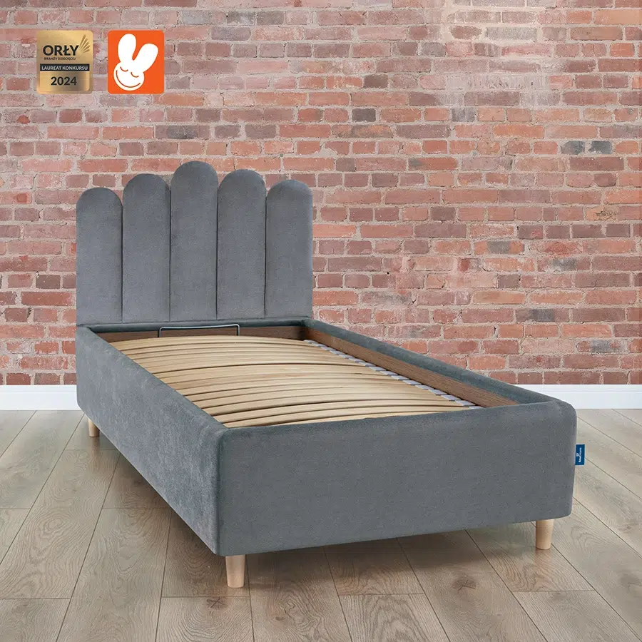 RoyalDreams Lozko coockie GREY MN17 cegla - Materac dla dziecka i niemowlaka