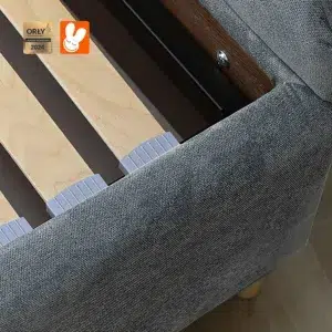 RoyalDreams Lozko z pojemnikiem GREY MN17 elementy wrazliwe - Materac dla dziecka i niemowlaka