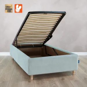 RoyalDreams Lozko z pojemnikiem mint MN21 studio2 rama - Materac dla dziecka i niemowlaka